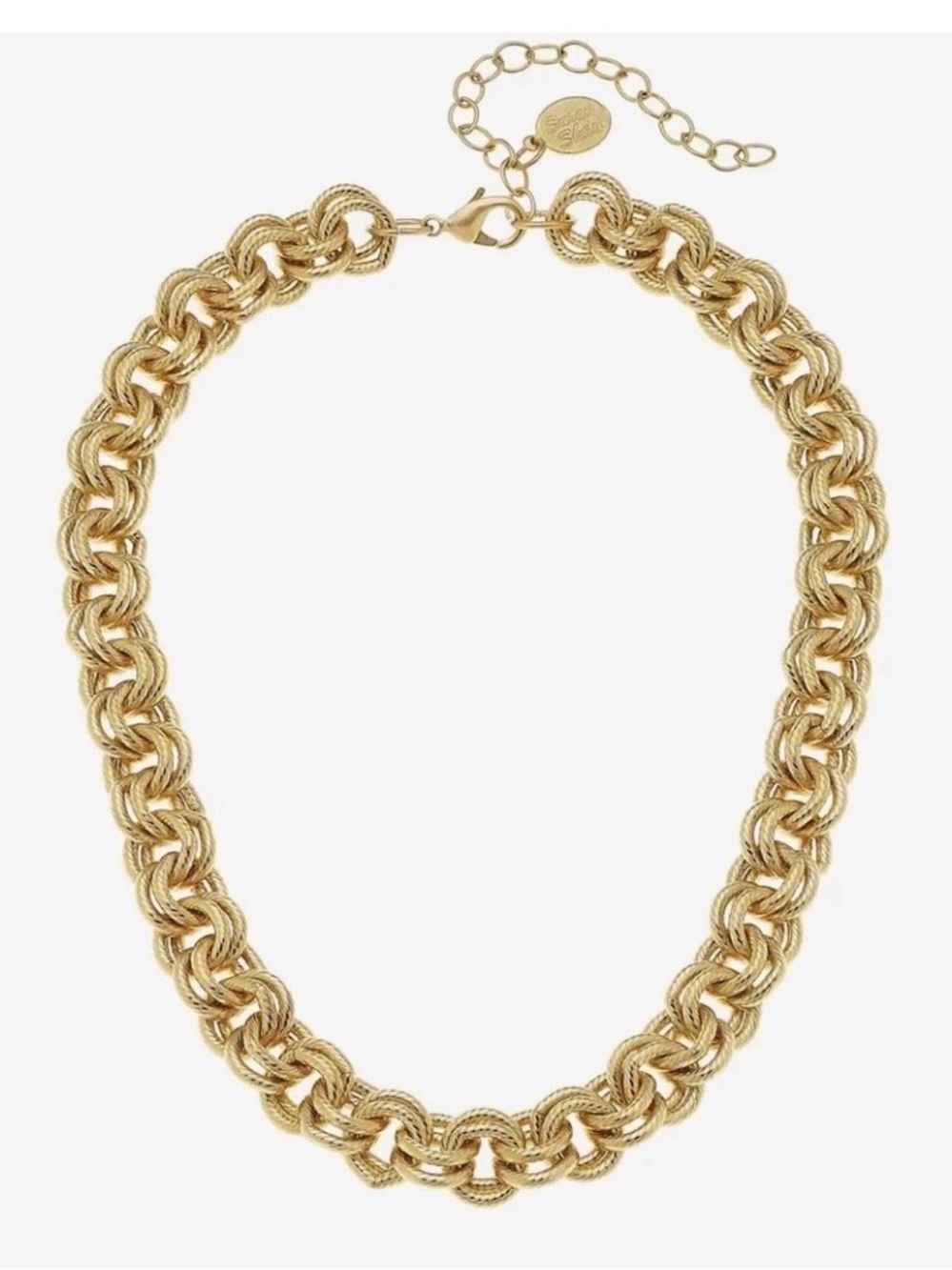 NEW! Susan Shaw Gold Chain Link Necklace